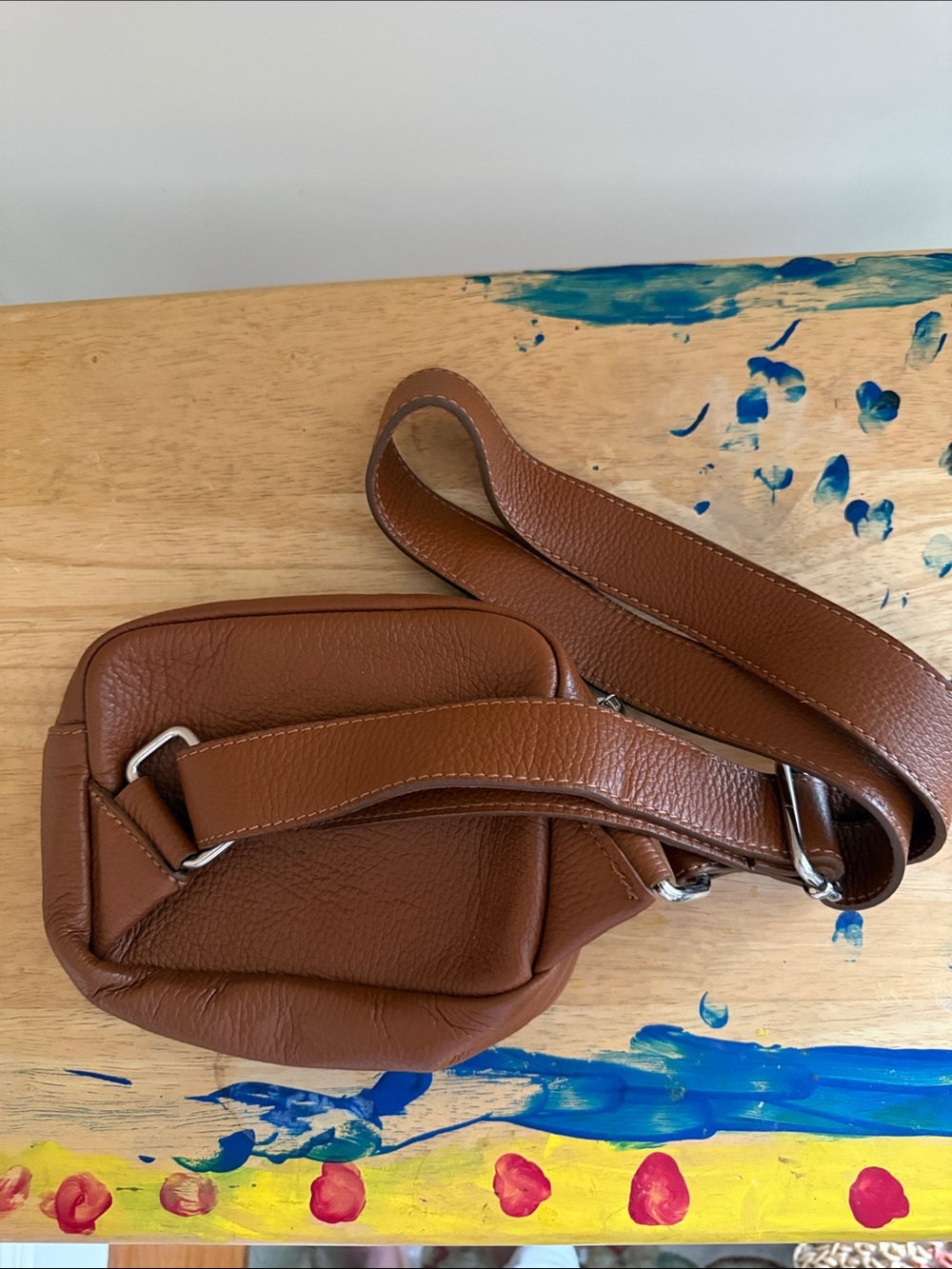 Isadora Brown Genuine Leather Crossbody Bag‎ - Picture 5 of 9